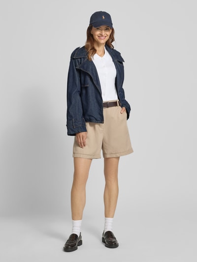 Polo Ralph Lauren Cardigan mit Umlegekragen und Logo-Stitching Weiss 1