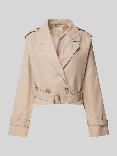 LeGer by Lena Gercke LeGer Studio Kollektion - Jacke mit Reverskragen Modell 'Maja' Beige 2