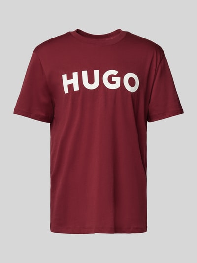 HUGO Oversized T-Shirt mit Rundhalsausschnitt Modell 'DULIVIO' Rot 1