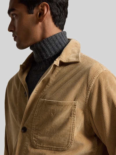 Polo Ralph Lauren Koszula casualowa o kroju regular fit z czystej bawełny Camel 3
