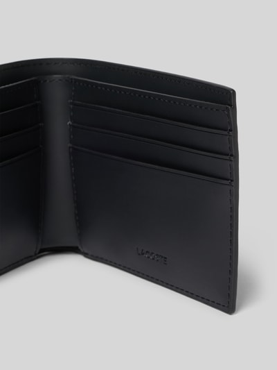 Lacoste Portemonnee met logodetail Zwart - 3
