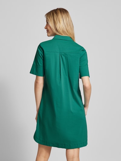 More & More Sukienka koszulowa o długości do kolan w jednolitym kolorze Butelkowy zielony 5