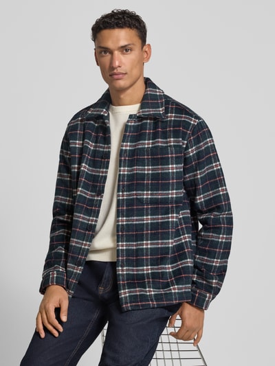 MCNEAL Regular fit overhemdjack met kentkraag Donkerblauw - 3