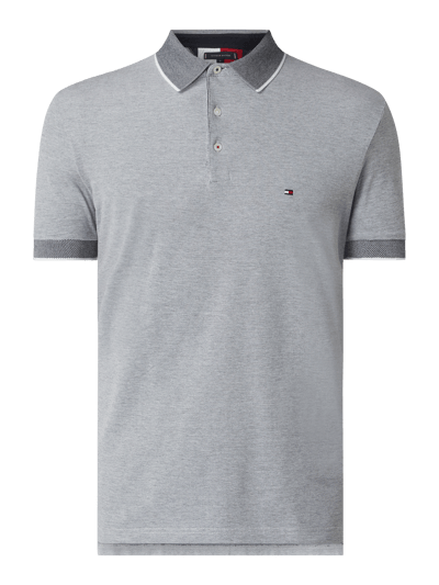 Tommy Hilfiger Regular fit poloshirt - 'Better Cotton Initiative'  Lichtgrijs - 2