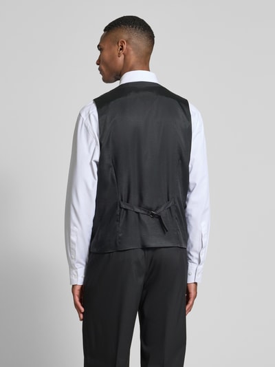 Cinque Super slim fit gilet met stretch, model 'Cifistivo' Zwart - 5