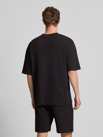 Pegador Oversized T-shirt met labelstitching Zwart - 5