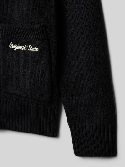 Jack & Jones Regular Fit Jacke in Strick-Optik Modell 'JORN' Black 2