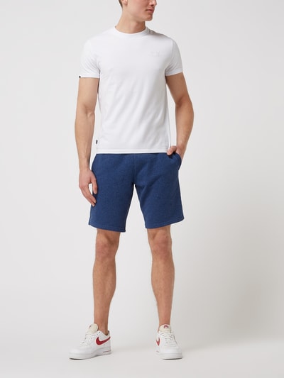 Superdry Sweatshorts met logo Lichtblauw gemêleerd - 1