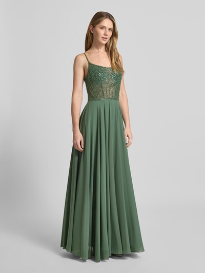 Hey Kyla Abendkleid mit Pailletten Hellgruen 1