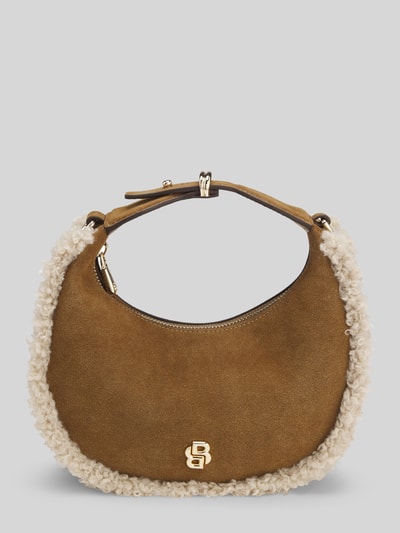 BOSS Umhängetasche mit Shearlingrand Camel 1