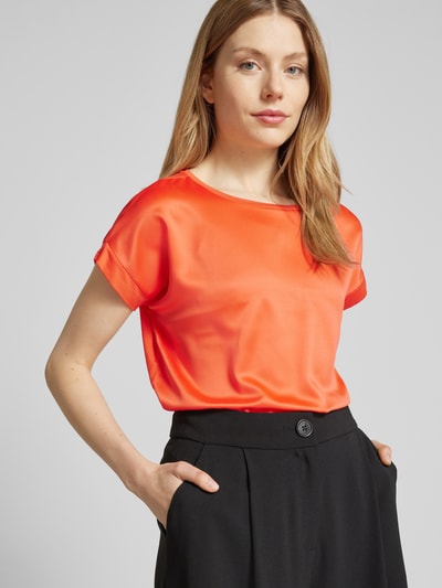 Christian Berg Woman Regular fit blouseshirt met kapmouwen Donkeroranje - 3