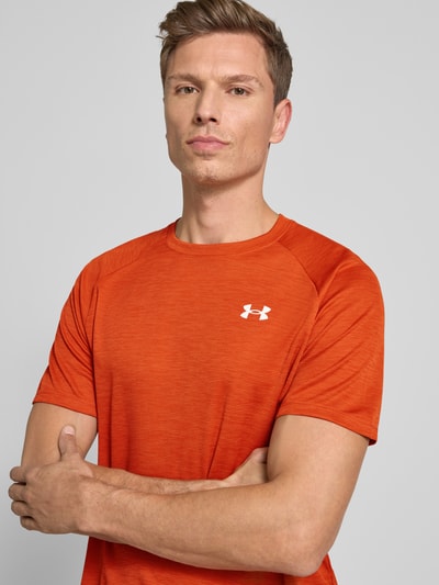 Under Armour T-shirt met labelprint Lichtrood - 3