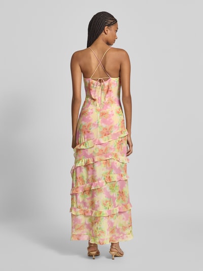 Bardot Cocktailjurk met hartvormige hals, model 'CANTARA' Roze - 5