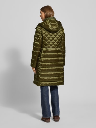 JOOP! Gewatteerde lange jas met ritszakken, model 'CONSTANZE' Donkergroen - 5