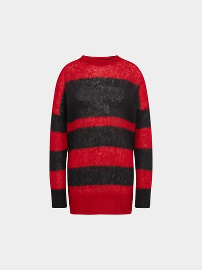 N°21 Pullover mit Mohair und Wolle Rot 2