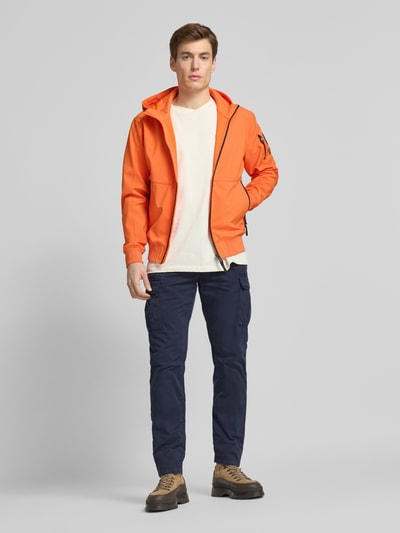 Napapijri Tapered fit cargobroek met steekzakken, model 'YASUNI SUM' Marineblauw - 1