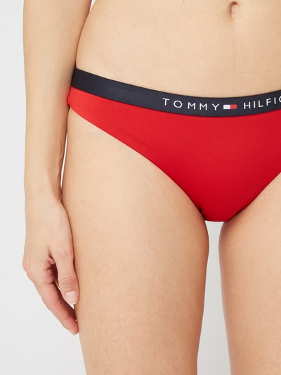 TOMMY HILFIGER Bikinislip mit Logo-Bund  Rot 3