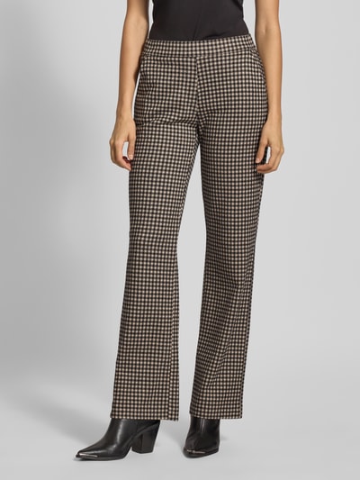 TONI Flared Stoffhose mit elastischem Bund Modell 'JENNY' Black 4