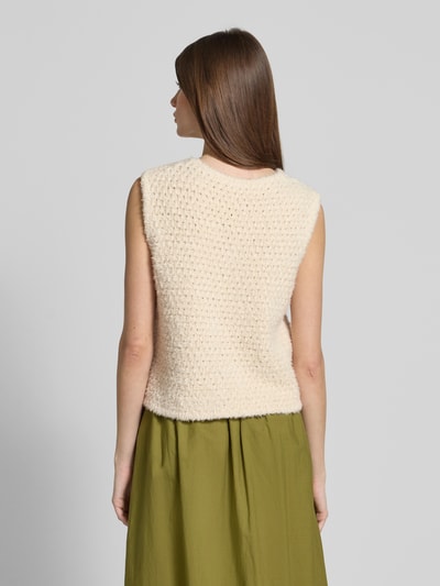 American Vintage Strickjacke in Bouclé-Optik Modell 'CYANBAY' Offwhite 5