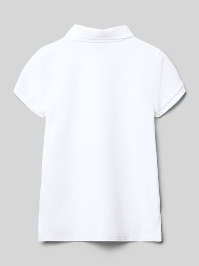 Polo Ralph Lauren Teens Regular fit poloshirt met labelstitching Wit - 3