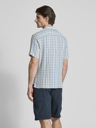 s.Oliver RED LABEL Oversize Freizeithemd aus reiner Baumwolle Blau 5