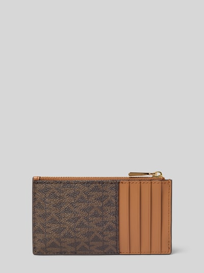 MICHAEL Michael Kors Portemonnaie mit Logo-Detail Modell 'Jet Set' Dunkelbraun 2