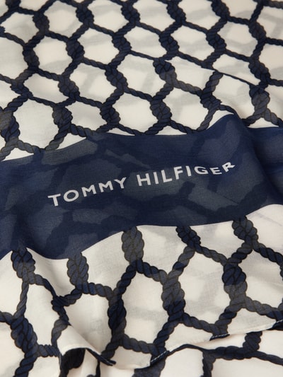 Tommy Hilfiger Schal mit Allover-Muster Modell 'COAST' Weiss 2