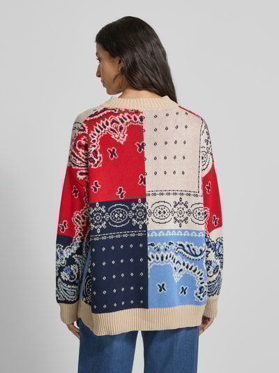 Weekend Max Mara Kardigan o kroju oversized z czystej bawełny model ‘BAOBAB’ Niebieski 5