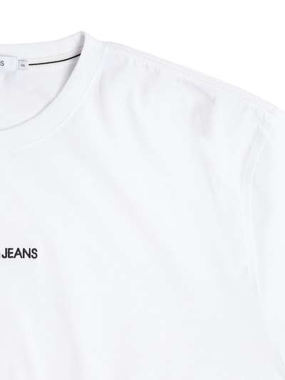 CK Jeans Plus PLUS SIZE T-Shirt aus Bio-Baumwolle Weiss 2