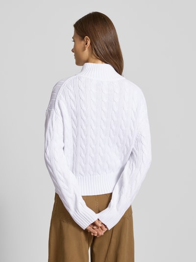 Polo Ralph Lauren Sweter o kroju regular fit z imitacji dzianiny Biały 5