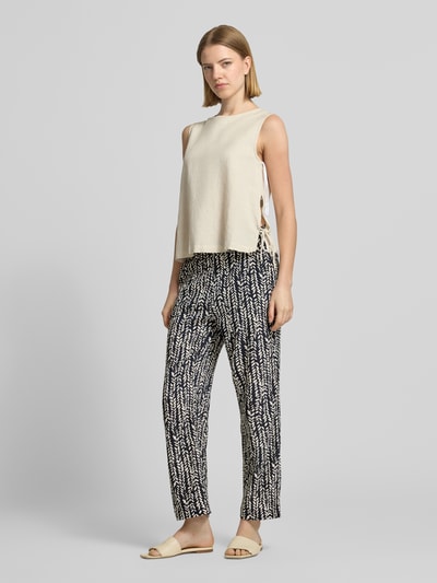 Raphaela By Brax Cropped Regular Fit Hose Modell 'LIVIA' Marine 1