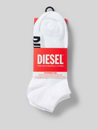 Diesel Socken mit Label-Print im 3er-Pack Weiss 3