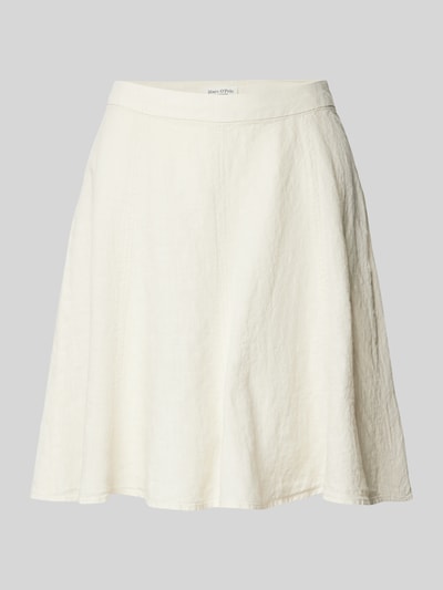 Marc O'Polo Relaxed fit minirok van puur linnen Zand - 2