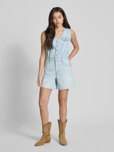 Levi's® Jeansjumpsuit mit Knopfleiste Modell 'VEST ROMPER ROM COM' Jeansblau 1