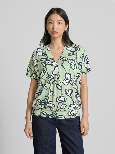 Tom Tailor Loose fit T-shirt van single-jersey Lichtgroen - 4