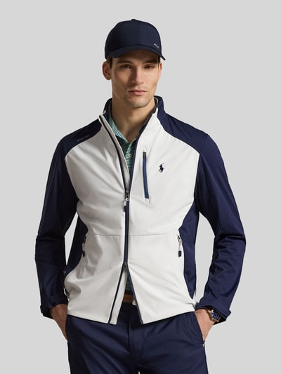 Polo Ralph Lauren Bluzon o kroju regular fit z zamkiem błyskawicznym dwustronnym Biały 4