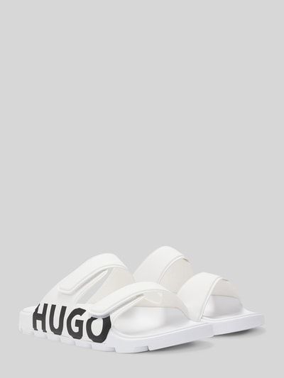 HUGO sandalen met logoprint Wit - 2