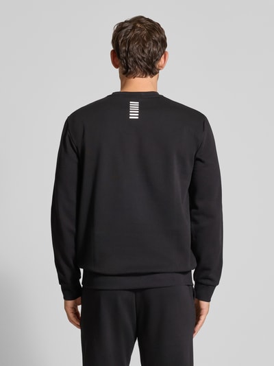 EA7 Emporio Armani Sweatshirt met labeldetail Zwart - 5