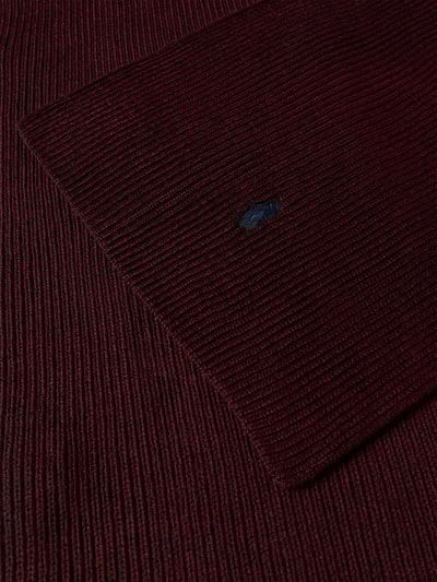 Polo Ralph Lauren Schal mit Label-Stitching Bordeaux 2