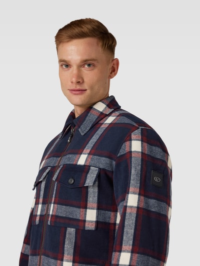 Tom Tailor Overhemdjack met ritssluiting Donkerblauw - 3