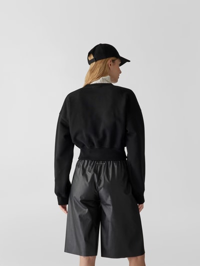 Dsquared2 Cropped Sweatshirt mit Label-Detail Schwarz 5