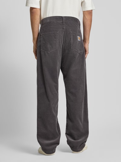 Carhartt Work In Progress Corduroy broek met steekzakken, model 'LANDON' Donkergrijs - 5