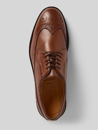 GANT Schnürschuhe aus echtem Leder Modell 'Bidford' Cognac 3