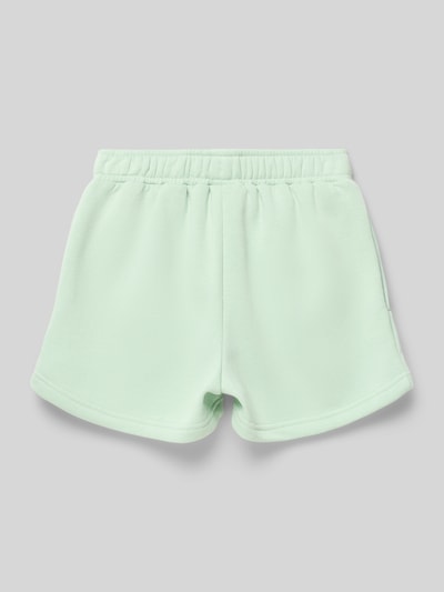 Produktfoto, Loose Fit Sweatshorts aus Baumwoll-Mix Modell 'Sweat' von Only, unifarben, elastischer Bund mit Tunnelzug, seitliche Eingrifftaschen, Sweat-Textur, mintgrün