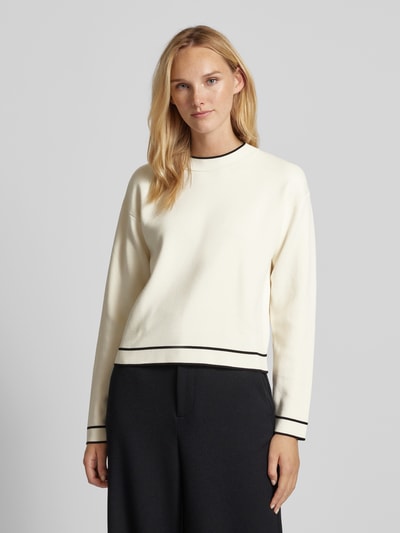 Mango Pullover mit Rundhalsausschnitt Modell 'COMO' Offwhite 4