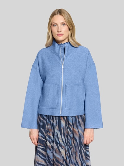 Betty Barclay Oversized Kurzblazer aus Viskose-Woll-Mix Sky 4