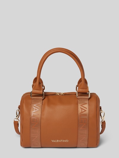 VALENTINO BAGS Handtasche mit Label-Applikation Modell 'TWIG RE' Cognac 1