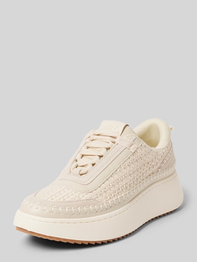 Steve Madden Sneakers in gebreide look, model 'DOUBLETAKE' Zand - 1
