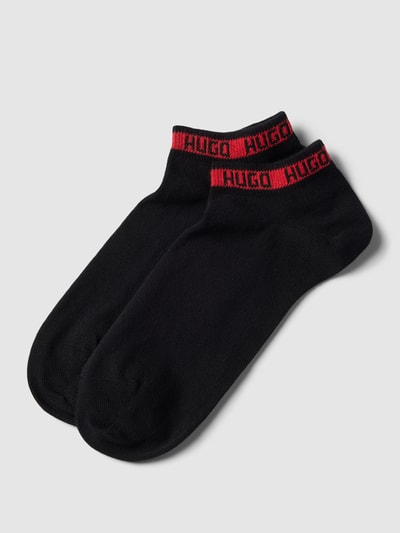 HUGO Socken mit Label-Detail im 2er-Pack Black 1