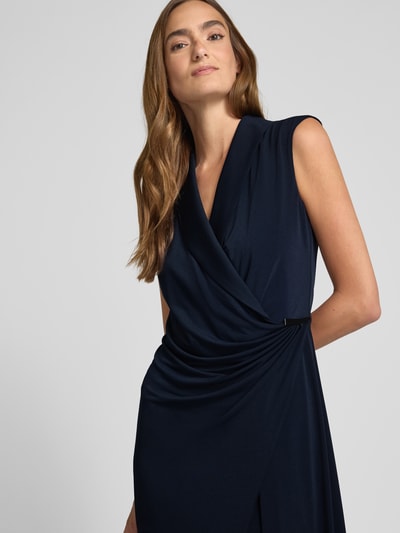 Vera Mont Jumpsuit mit seitlicher Raffung Dunkelblau 3